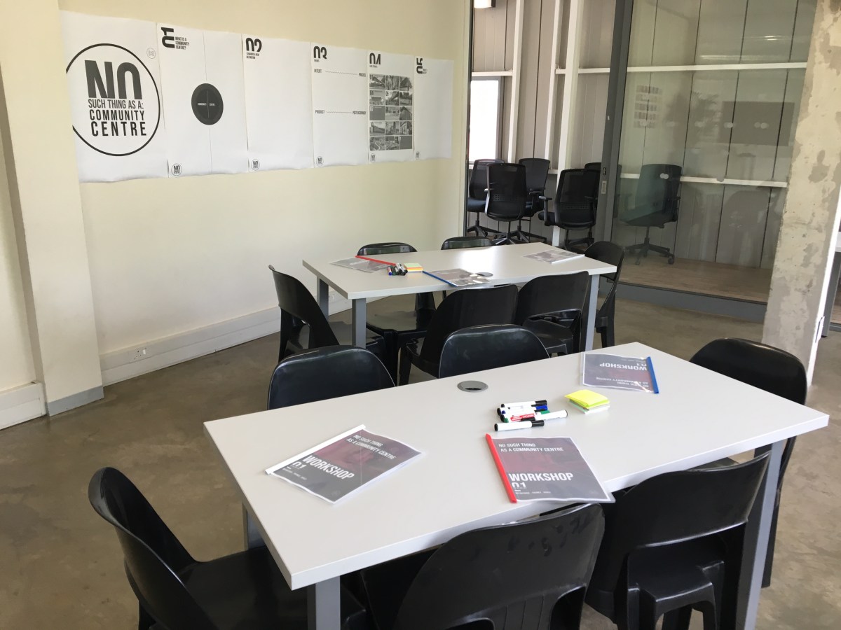 No Such thing as a Community Centre –&nbsp;Workshops